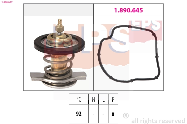 Thermostat, coolant (1.880.847)