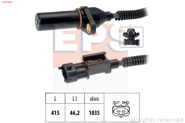 Sensor, crankshaft pulse (1.953.810)