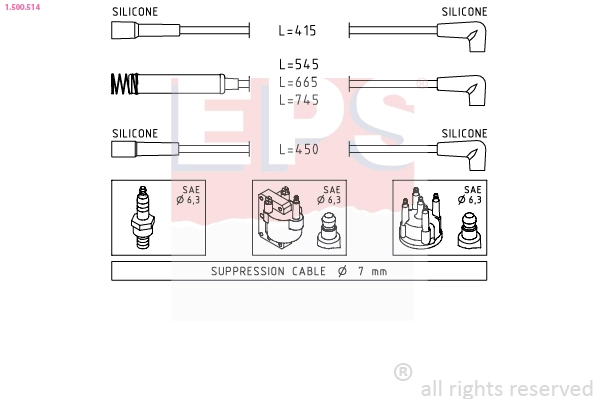 Ignition Cable Kit (1.500.514)