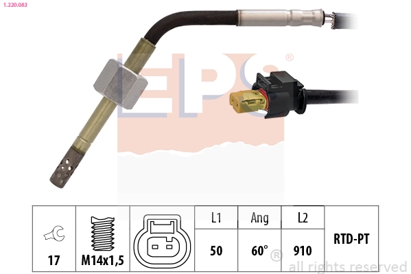 Sensor, exhaust gas temperature (1.220.083)