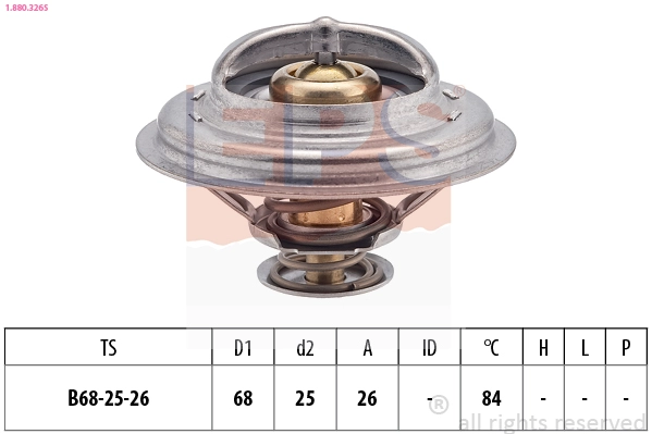 Thermostat, coolant (1.880.326S)