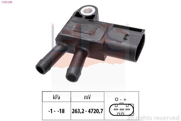 Sensor, exhaust pressure (1.993.380)