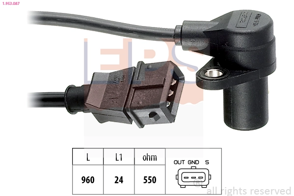 Sensor, crankshaft pulse (1.953.087)
