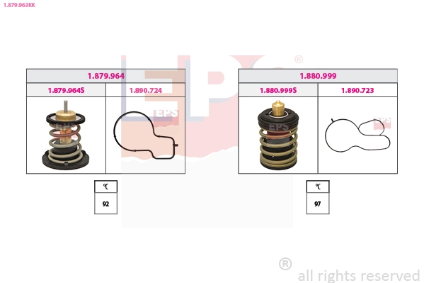 Thermostat, coolant (1.879.963KK)