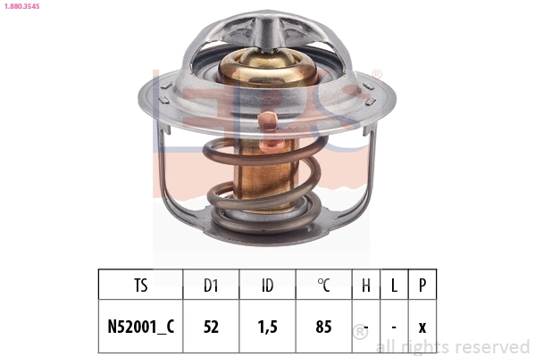 Thermostat, coolant (1.880.354S)