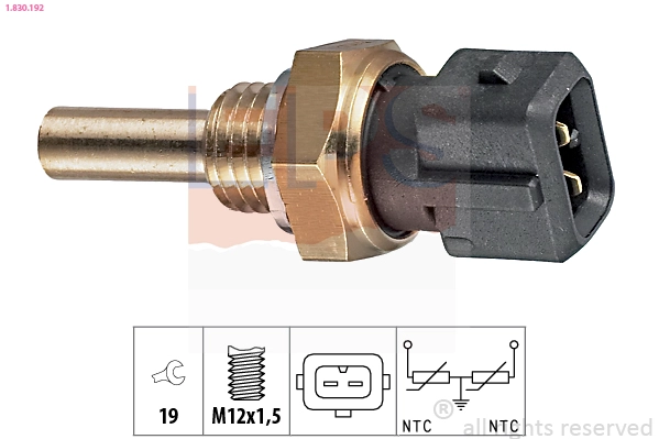 Sensor, coolant temperature (1.830.192)