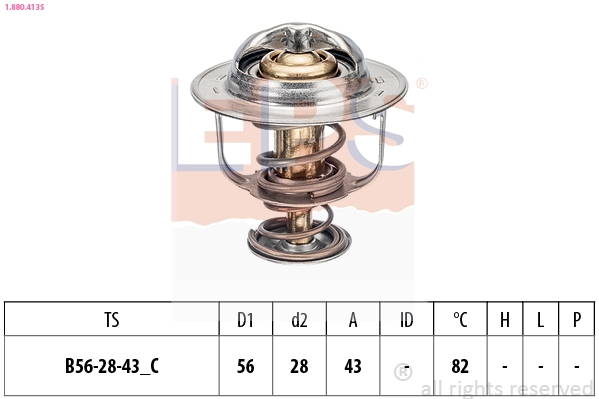 Thermostat, coolant (1.880.413S)