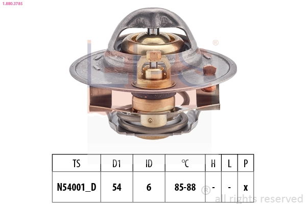 Thermostat, coolant (1.880.378S)