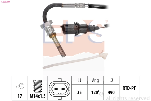 Sensor, exhaust gas temperature (1.220.044)