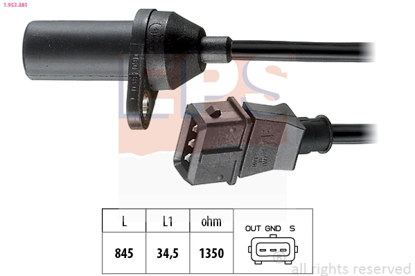 Sensor, crankshaft pulse (1.953.381)