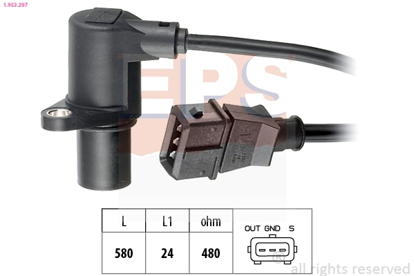 Sensor, crankshaft pulse (1.953.297)