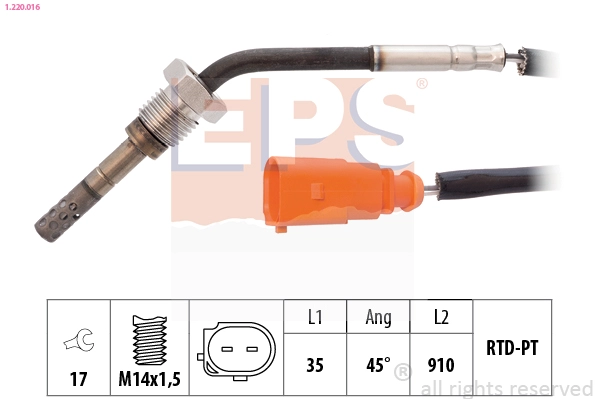 Sensor, exhaust gas temperature (1.220.016)