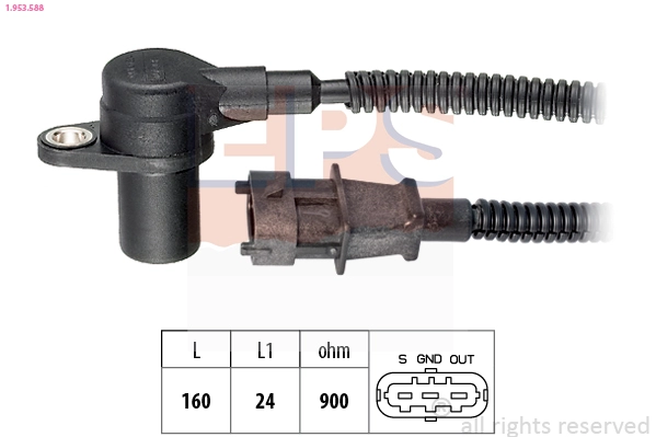 Sensor, crankshaft pulse (1.953.588)