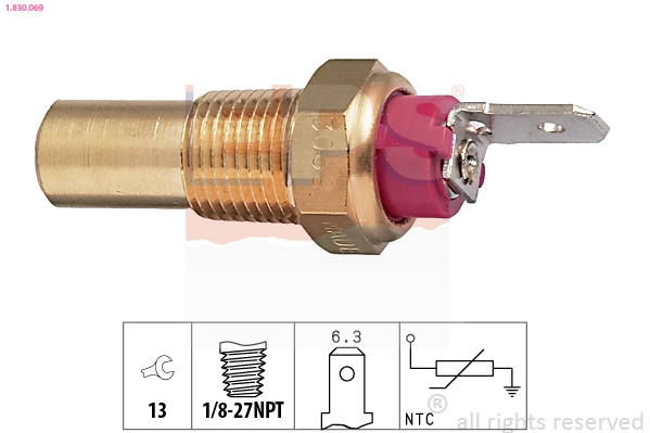 Sensor, coolant temperature (1.830.069)