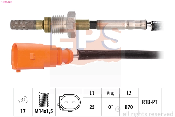 Sensor, exhaust gas temperature (1.220.172)
