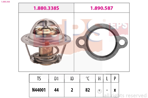 Thermostat, coolant (1.880.368)