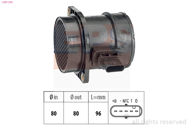 Mass Air Flow Sensor (1.991.376)