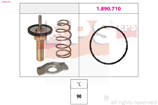 Thermostat, coolant (1.880.774)