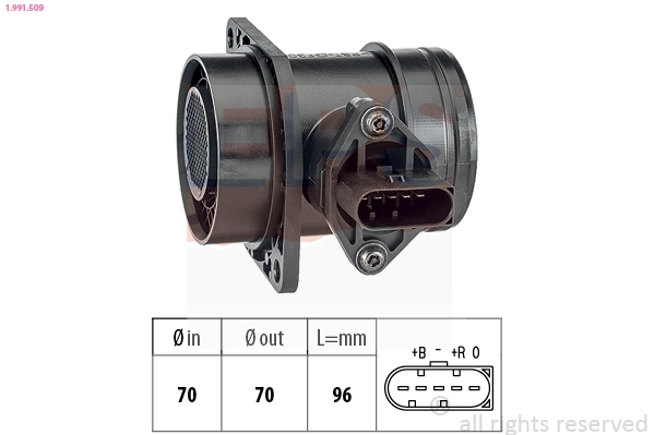 Mass Air Flow Sensor (1.991.509)