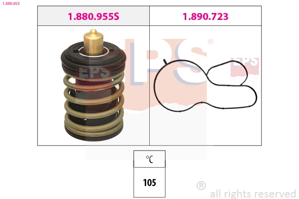 Thermostat, coolant (1.880.955)