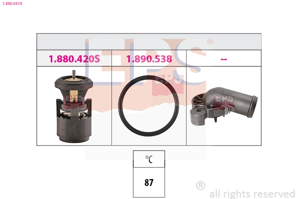 Thermostat, coolant (1.880.561K)