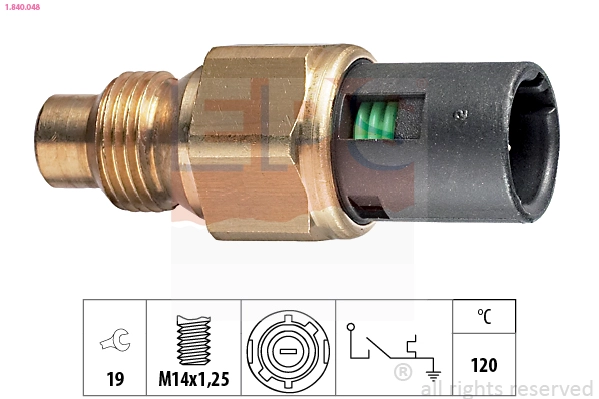 Temperature Switch, coolant warning lamp (1.840.048)