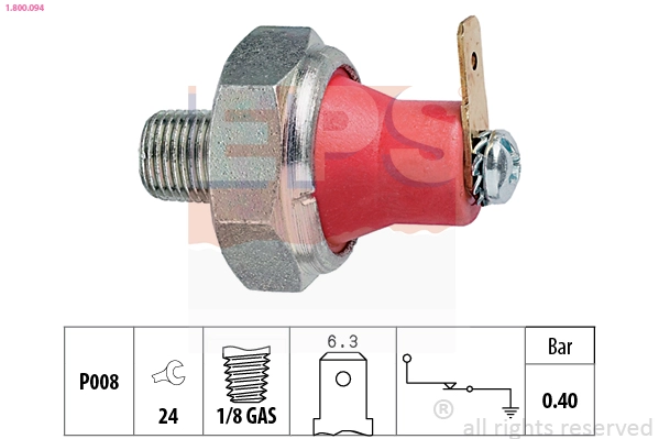 Oil Pressure Switch (1.800.094)