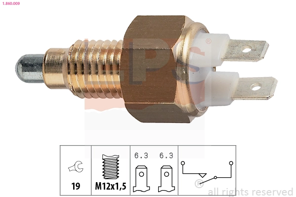 Switch, reverse light (1.860.009)