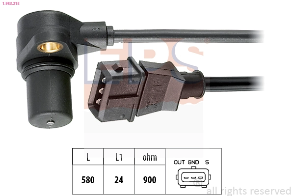 Sensor, crankshaft pulse (1.953.215)