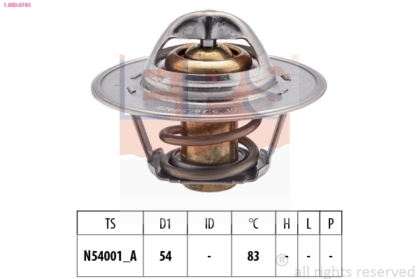 Thermostat, coolant (1.880.678S)