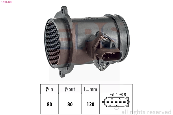 Mass Air Flow Sensor (1.991.443)