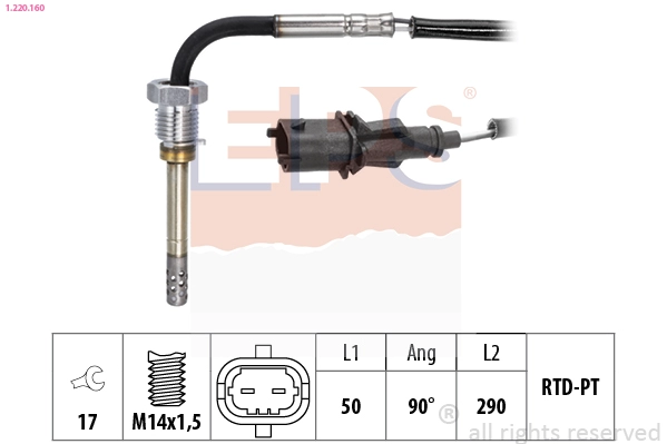 Sensor, exhaust gas temperature (1.220.160)