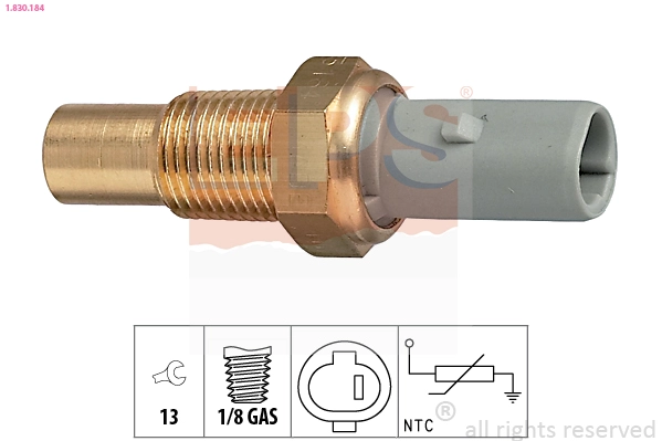 Sensor, coolant temperature (1.830.184)