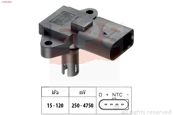 Air Pressure Sensor, altitude adaption (1.993.074)