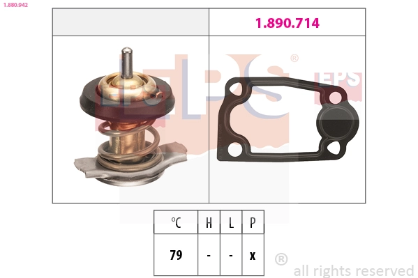 Thermostat, coolant (1.880.942)