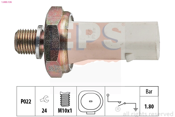 Oil Pressure Switch (1.800.136)