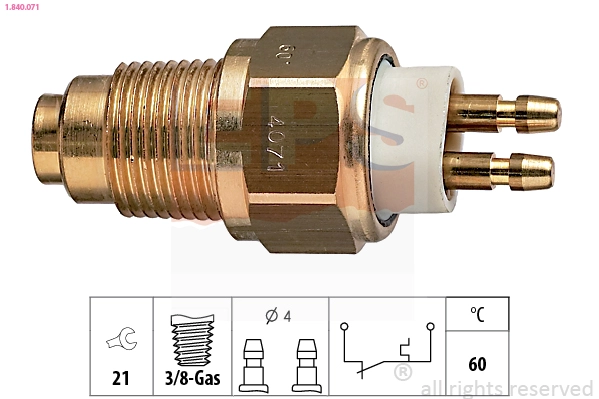 Temperature Switch, coolant warning lamp (1.840.071)