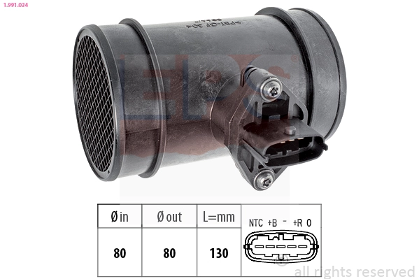 Mass Air Flow Sensor (1.991.034)