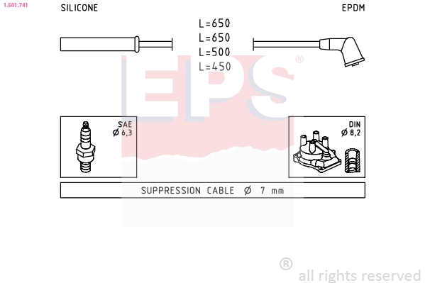 Ignition Cable Kit (1.501.741)