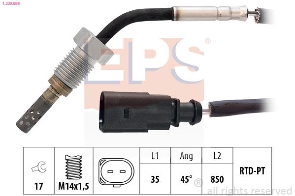 Sensor, exhaust gas temperature (1.220.099)