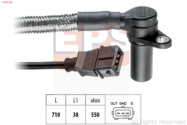 Sensor, crankshaft pulse (1.953.230)