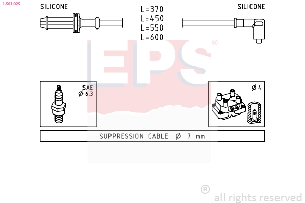 Ignition Cable Kit (1.501.025)