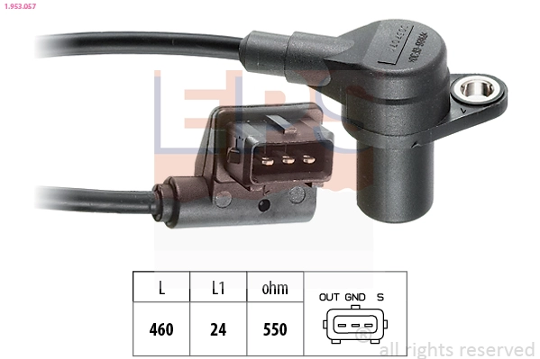 Sensor, crankshaft pulse (1.953.057)