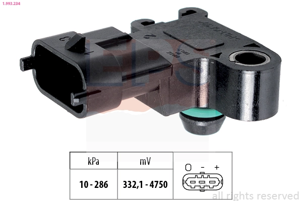 Air Pressure Sensor, altitude adaption (1.993.234)