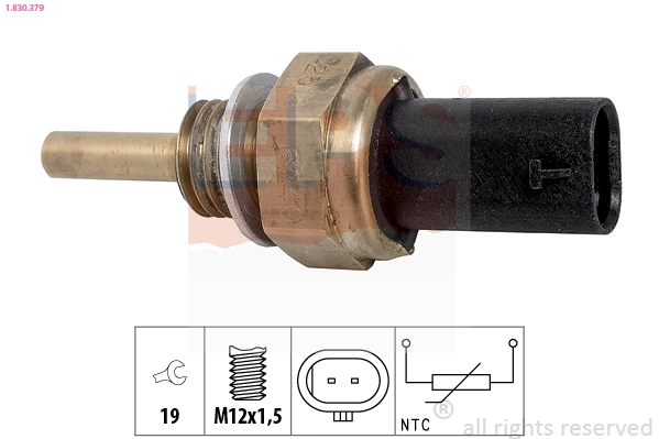 Sensor, coolant temperature (1.830.379)