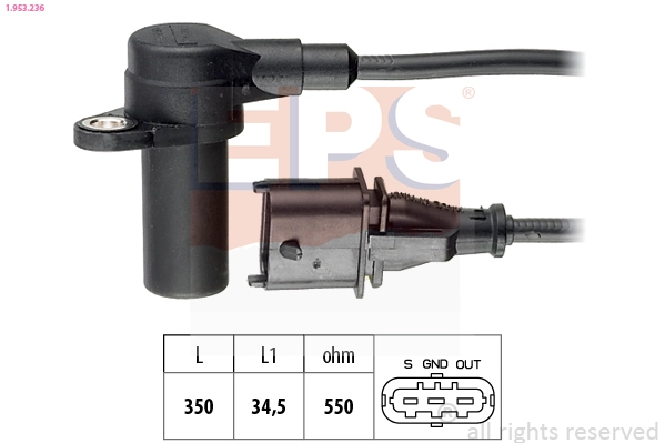 Sensor, crankshaft pulse (1.953.236)