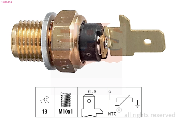Sensor, oil temperature (1.830.154)