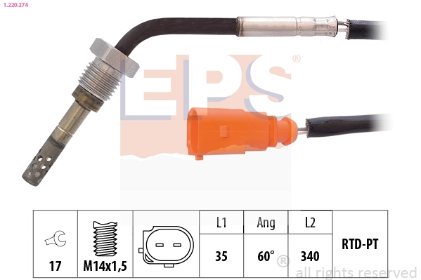 Sensor, exhaust gas temperature (1.220.274)