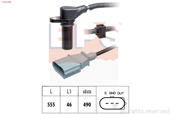 Sensor, crankshaft pulse (1.953.505)