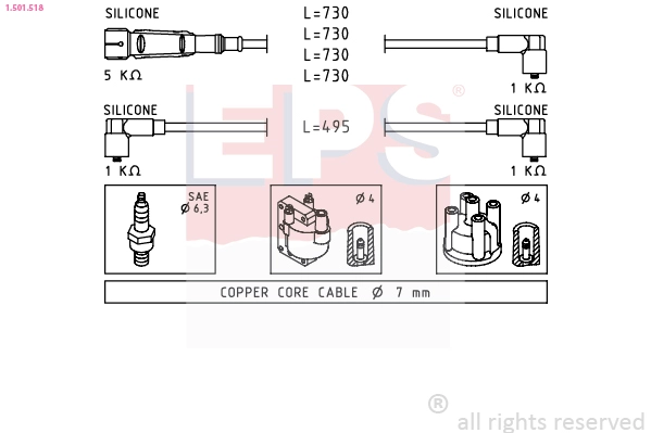 Ignition Cable Kit (1.501.518)